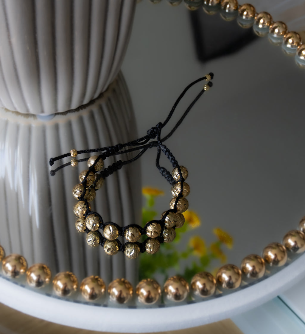 Pulsera Diamantada Entrelazada Hombre