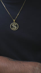 Dije Dólar Con Piedras